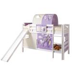 Stapelbed Lupo I - Paard - paars/beige - beukenhout - Wit