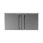 Aufsatzschrank Eugene Breite 75cm - Anthrazit/Rosales Dekor