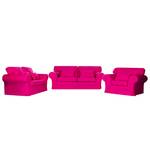 Canapé panoramique Bradford (3 -2 -1) Tissu en coton rose