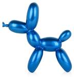 Harz-Skulptur  Ballonhund Blau - 26 x 27 x 10 cm