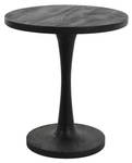 Table d'appoint BICABA Imitation frêne noir - Noir - 50 x 55 x 50 cm