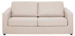 Schlafsofa DONETO Beige - Textil - 90 x 90 x 194 cm