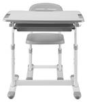 Set de bureau et chaise pour enfant Sala Gris - Blanc