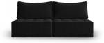 modulares Sofa MIKE 3 Sitzplätze Schwarz