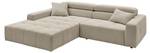 Ecksofa RENO Beige - Armlehne davorstehend links - Ecke davorstehend links