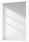 EMKE LED Badezimmerspiegel Silber - Glas - 600 x 800 x 30 cm