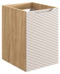 Beistelltisch OCEAN ST40 1D Beige - Holzwerkstoff - Kunststoff - 40 x 57 x 46 cm