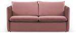 ausklappbares Sofa AGATE 2 Sitzplätze Pink