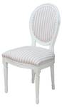 Chaise de salle à manger Rokoko Amaretta Blanc - Largeur : 50 cm - Lot de 2