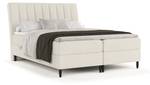 Premium Boxspringbett Merton Beige - Breite: 160 cm