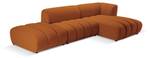 modulares Ecksofa HARRY 5 Sitzplätze Braun