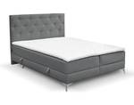 Boxspringbett Lilotte Grau - Breite: 140 cm