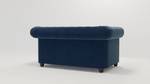 Sofa 2-Sitzer Karl Chesterfield Marineblau