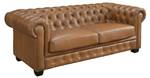 Couchgarnitur BRENTON 3er-Set Braun