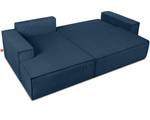 Links Ecksofa NAPI Marineblau - Armlehne beidseitig montierbar - Ecke davorstehend links - Ottomane davorstehend links