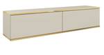 TV-Lowboard Lomé Beige - Breite: 135 cm