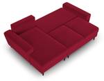 Schlaf-Ecksofa + Box MOGHAN 4 Sitzplätze Rot