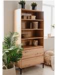 Highboard Piana Beige - Holzwerkstoff - 40 x 165 x 78 cm