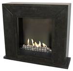 Nero Ethanol-Kamin Classic Grau - Stein - 120 x 102 x 36 cm