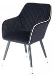 Fauteuil AGA Gris - Textile - 59 x 1 x 61 cm