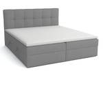 Boxspringbett Doppelbett Corino Lavagrau - Breite: 200 cm