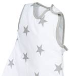 Schlafsack Little Stars Webstoff Weiß / Grau - Weiß