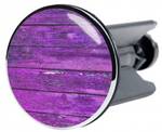 Waschbeckenstöpsel Purple Wall Violett - Kunststoff - 4 x 7 x 7 cm
