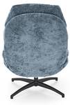 Fauteuil Dario Bleu - Textile - 73 x 73 x 72 cm