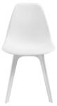 Lot de 2 Chaises Brevik pour Cuisine Blanc