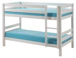 Lits superposés PINO BB005 Blanc - Hauteur : 140 cm