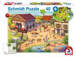 Puzzle Bauernhof Papier - 25 x 5 x 35 cm