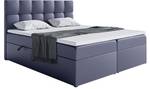 Boxspringbett Raco Graphit - Breite: 160 cm - H3