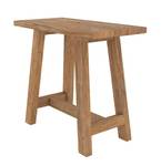 Tabouret Dao Marron Clair Marron - Bois massif - 50 x 45 x 25 cm