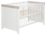 Set de chambre bébé Lucy 2 pcs Blanc - Bois manufacturé