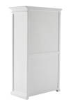 Armoire Halifax 7 Blanc - En partie en bois massif - 110 x 190 x 55 cm