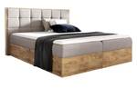 Boxspringbett ZONNI Beige - Breite: 130 cm