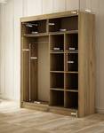 Kleiderschrank VILAN Eiche Wotan Dekor - Eiche Sonoma Dekor - Breite: 150 cm