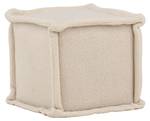 Hocker CASTINE P 1NOS Weiß - Textil - 43 x 38 x 43 cm