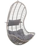 Chaise porte-à-faux PINETO Gris - Gris lumineux - 66 x 137 x 80 cm