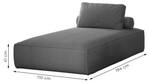 Chaiselongue CELES PREMIUM Stoff Scala Moosgrün