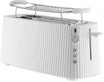 Toaster Plisse Weiß - Metall - 19 x 25 x 1 cm