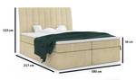 Polsterbett KARONS 180 MH04 cm Creme