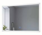 Led Spiegel Wandspiegel mit Beleuchtet Silber - Glas - 100 x 70 x 5 cm