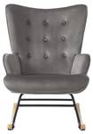 Fauteuil à bascule SUZIE Gris