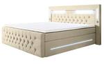 Boxspringbett Moonlight Beige - Breite: 140 cm - H4