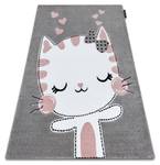 Tapis Petit Kitty Chat Chaton Gris 200 x 290 cm