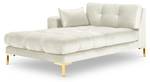 Chaiselongue MAMAIA Hochglanz Beige