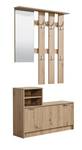 Vestiaire PENINA Beige - Bois manufacturé - 28 x 189 x 99 cm