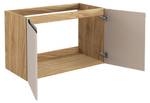 Schrank unter waschbecken LUXOR CUW90 2D Beige