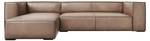 Ecksofa AGAWA 4 Sitzplätze Beige